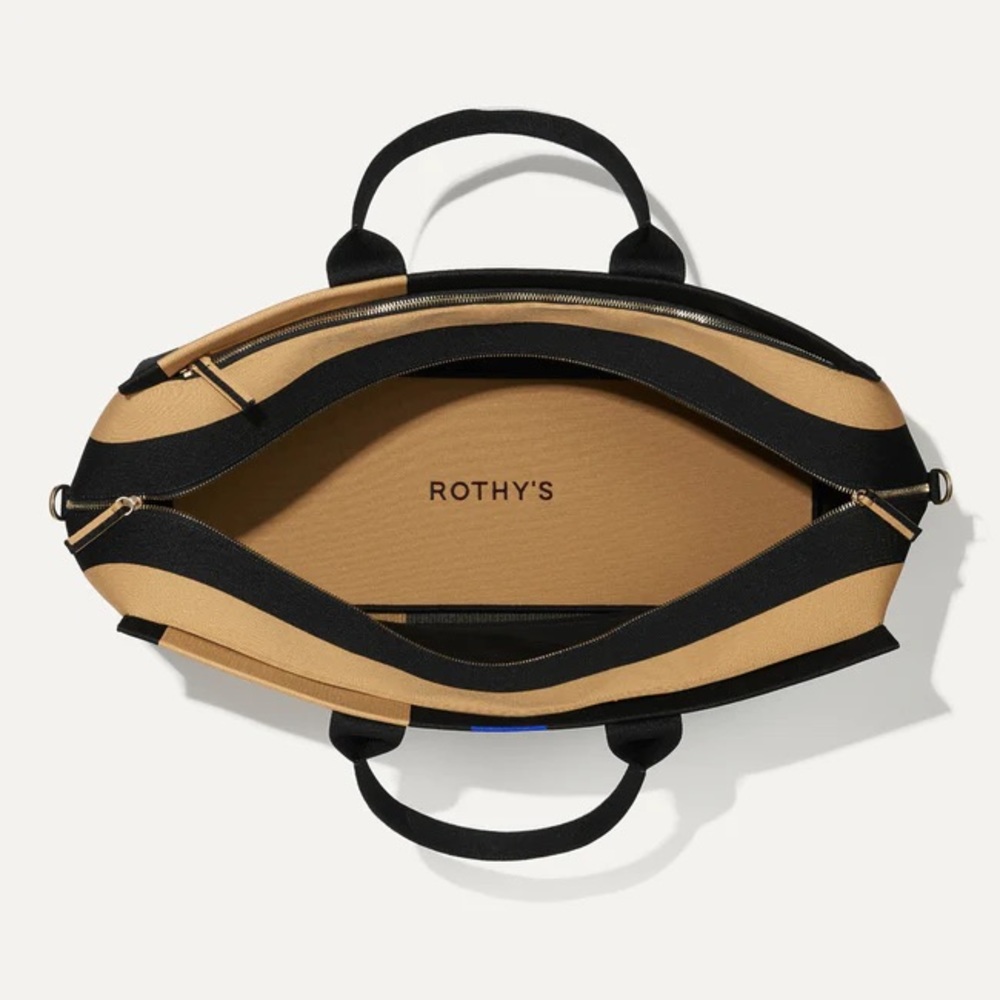 NWT Rothy’s camel & black weekender bag - Picture 3 of 4